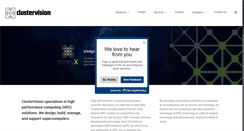 Desktop Screenshot of clustervision.com